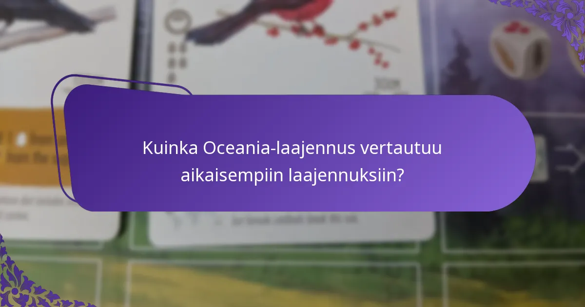Mitkä pelimuutokset tulevat Oceania-laajennuksen mukana?