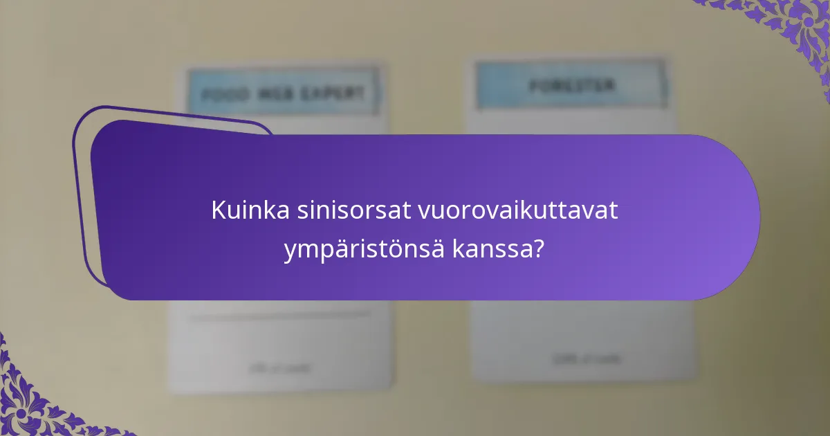 Missä sinisorsat tyypillisesti elävät?