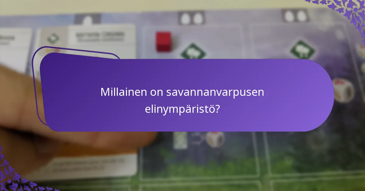 Miltä savannanvarpusen laulu kuulostaa?