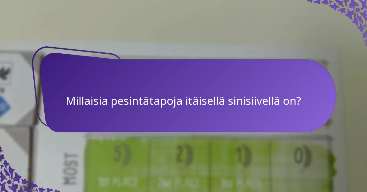 Mitkä ovat itäisen sinisiiven ravintoaineet?