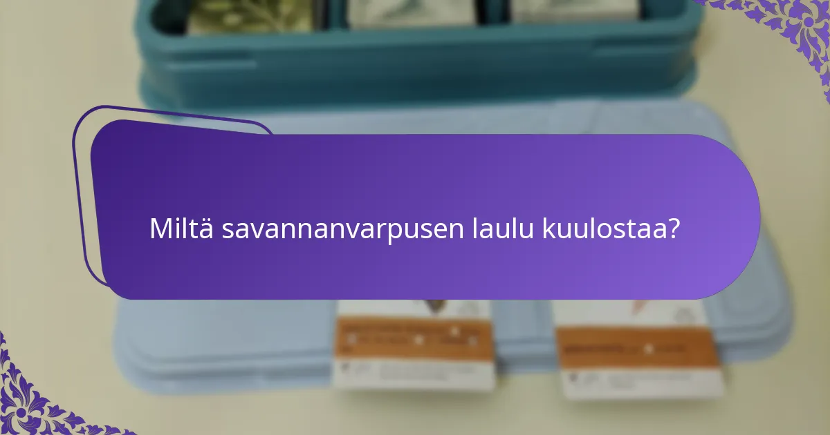 Kuinka pesimätavat vaihtelevat alueittain?