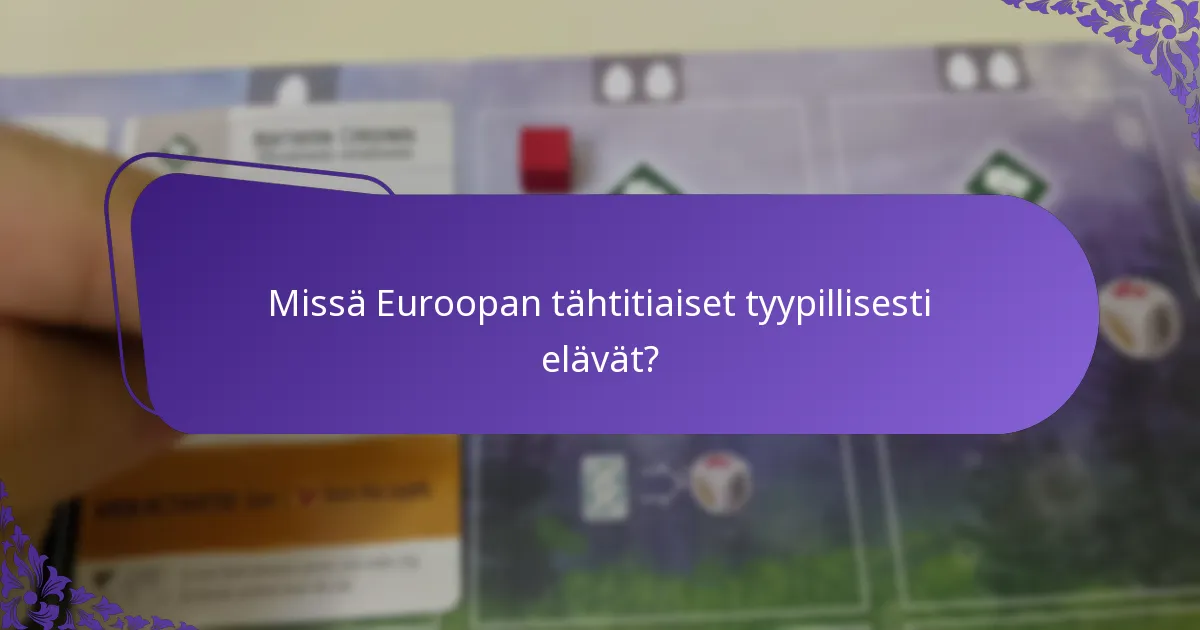 Mitkä ovat Euroopan tähtitiaisien ekologiset vaikutukset?