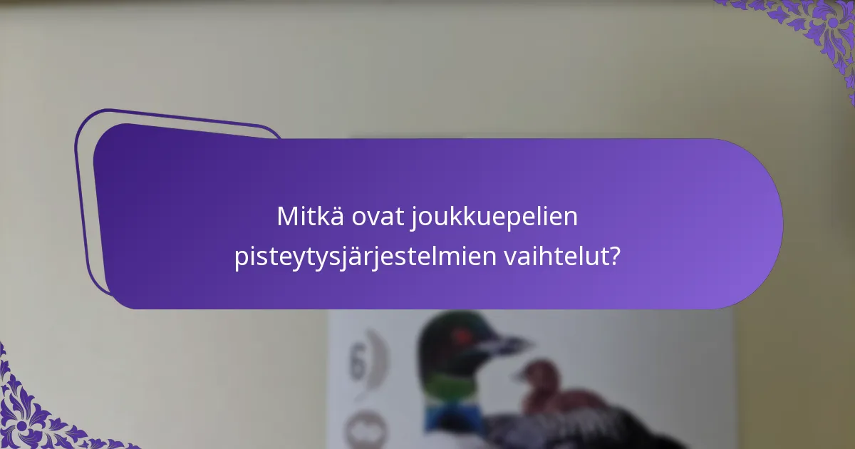 Mitkä strategiat optimoivat pisteytyksen joukkuepelissä?
