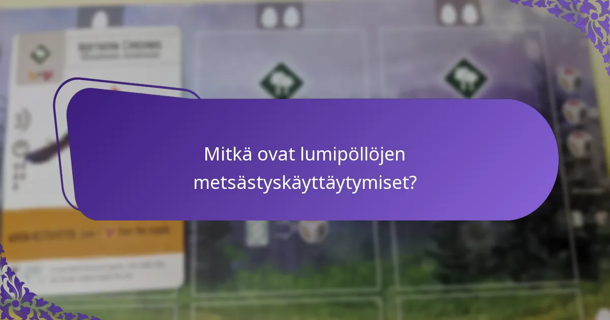 Millainen on lumipöllöjen suojelutilanne?